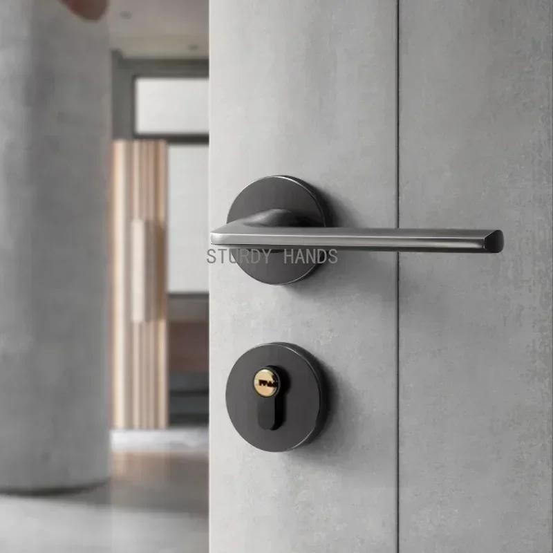 Набор дверных замков из алюминиевого сплава бесшумные дверные замки для спальни