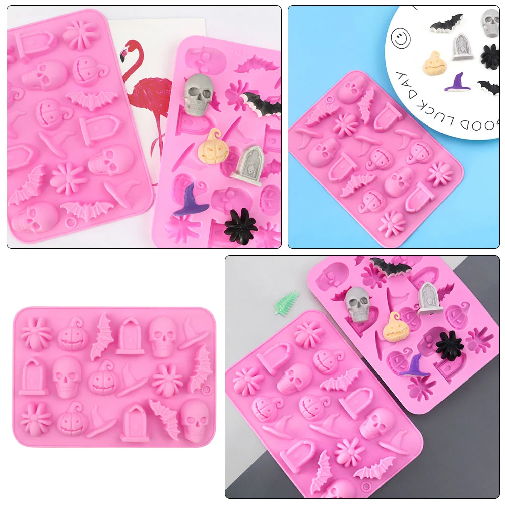 Gummies шоколадные формы силиконовые для выпечки конфет кубики льда торт Хэллоуин