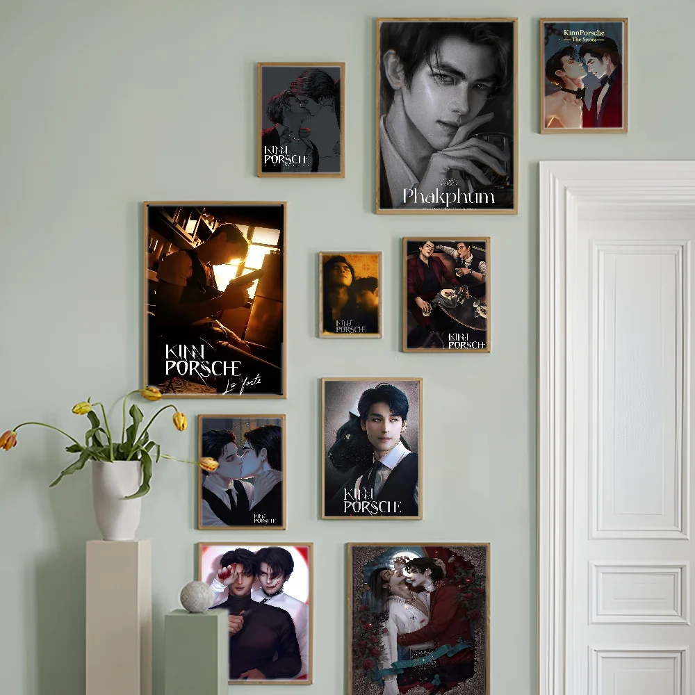 KinnPorsche The Series классические постеры с фильмами винтажные наклейки для декора
