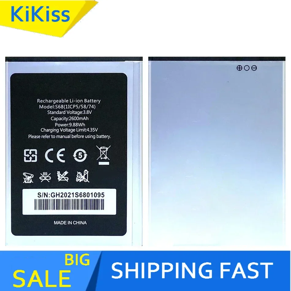 Сменный аккумулятор емкостью 2600 мАч для OUKITEL S68/C16 Pro C16pro
