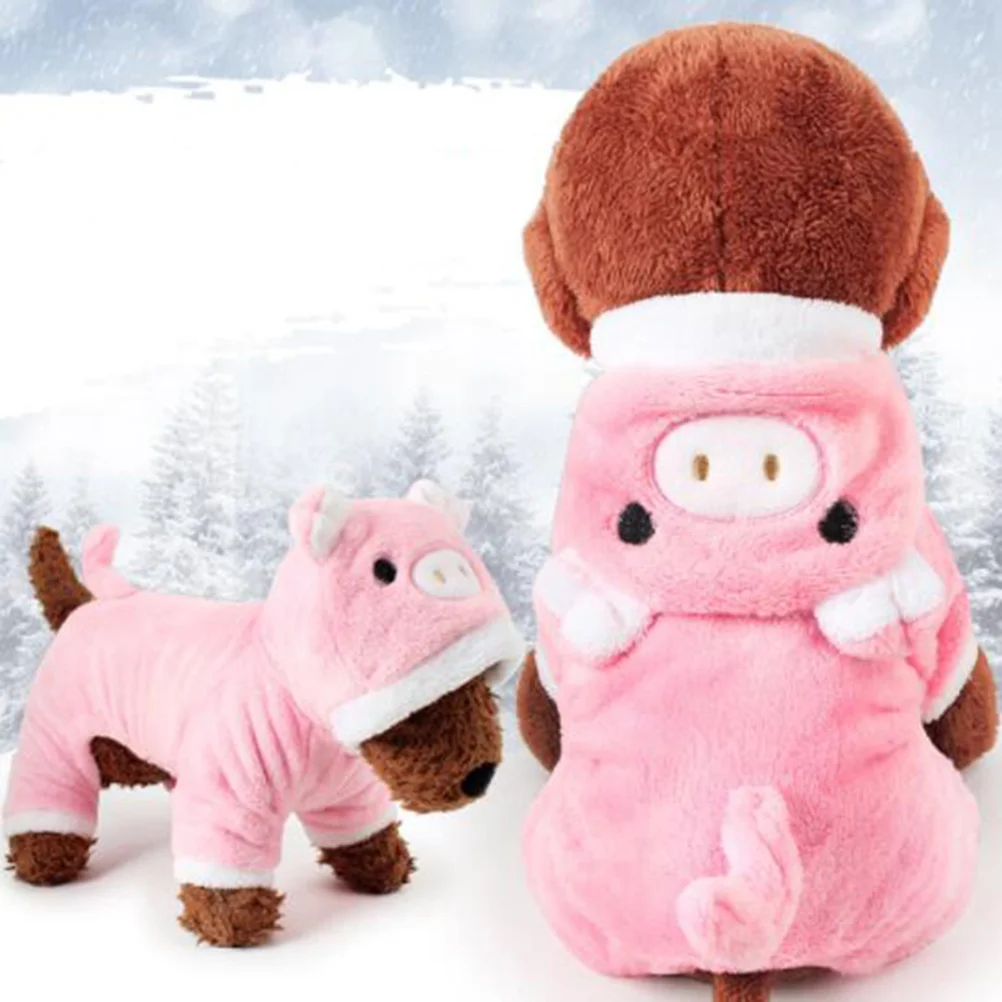 

Dog Pet Costume Clothes Cat Winter Apparel Pigcute Dress Costumes Skirt Weddingsweatshirts Snowsuit Coat Cats Coats Hoodiesmall