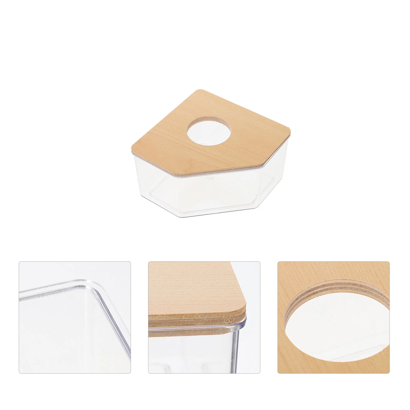 

Hamster Bathbathroom Bathtub Sand Box Animal Chinchilla House Pet Sandbox Transparent Toilet Clear Room Resistant Wear Portable