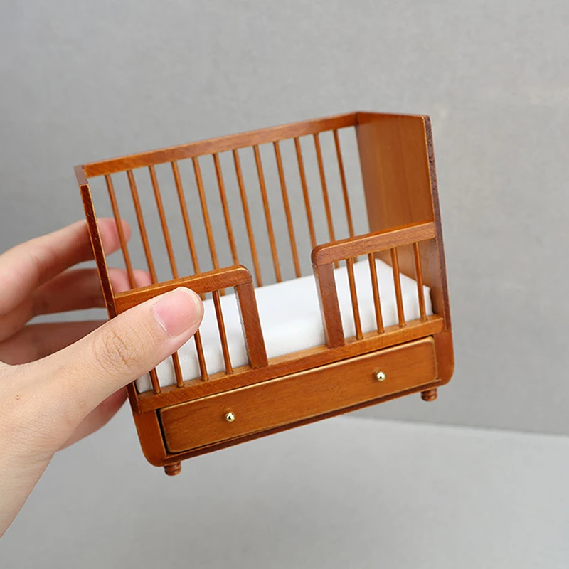 1:12 миниатюрный кукольный домик детская кроватка мебель для детской комнаты