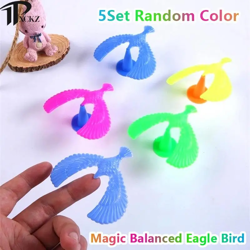 

5Set Balanced Eagle Bird with Base Children's Funny Educational Toy Magic Maintain Balance Antistress Toy