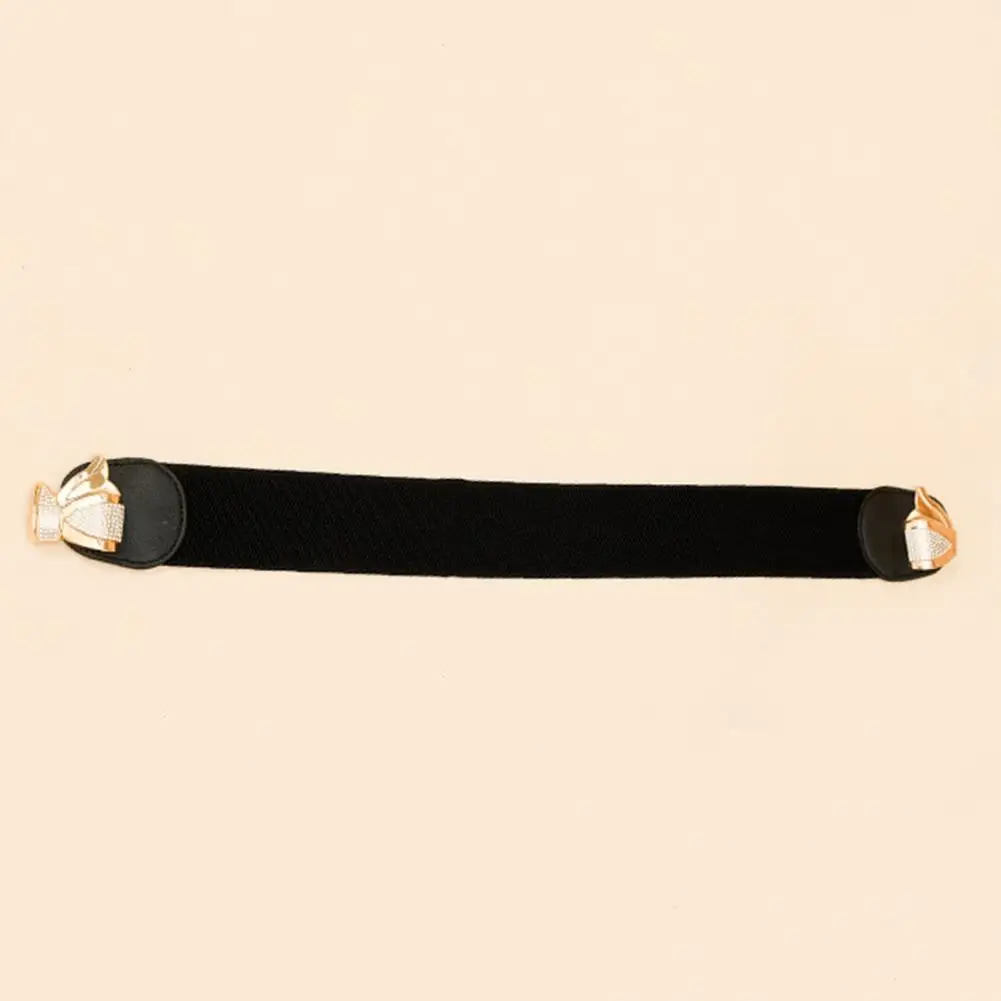 

Waist Belt Charming Wear-resistant Elastic Elegant Bowknot Ladies Waist Belt for Party Women Waistband Dress Belt