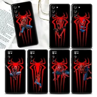 phone case for samsung galaxy s22 s21 s20 fe 5g s7 s8 s9 s10e plus ultra soft silicone case cover marvels spider man