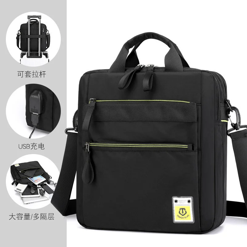New outdoor men's shoulder bag leisure portable messenger bag sports travel bag business Computer Briefcase
