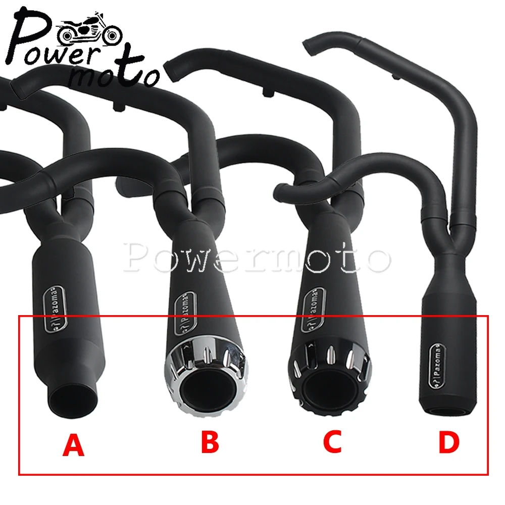 Фото Выхлопные трубы мотоцикла, перегородка выхлопа, глушитель для Harley M8 Softail Low Rider S T Fat Street Bob Standard Slim Deluxe 2018-2025 №3