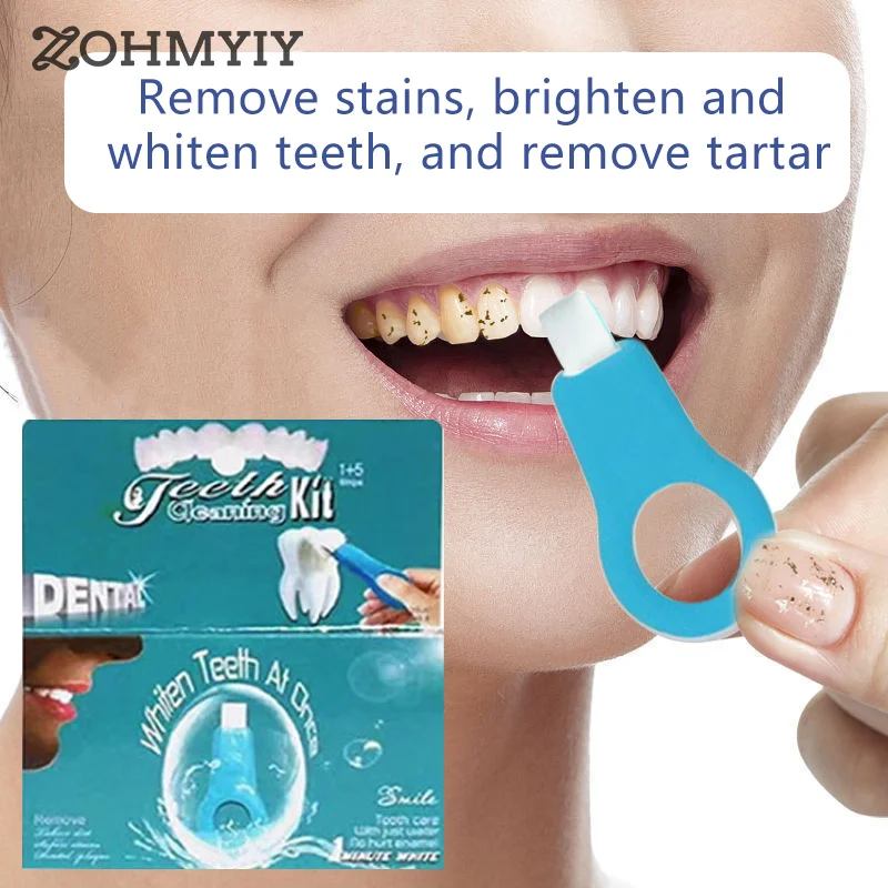 Умные чистящие салфетки для зубов удаление зубного налета пятен наноластик