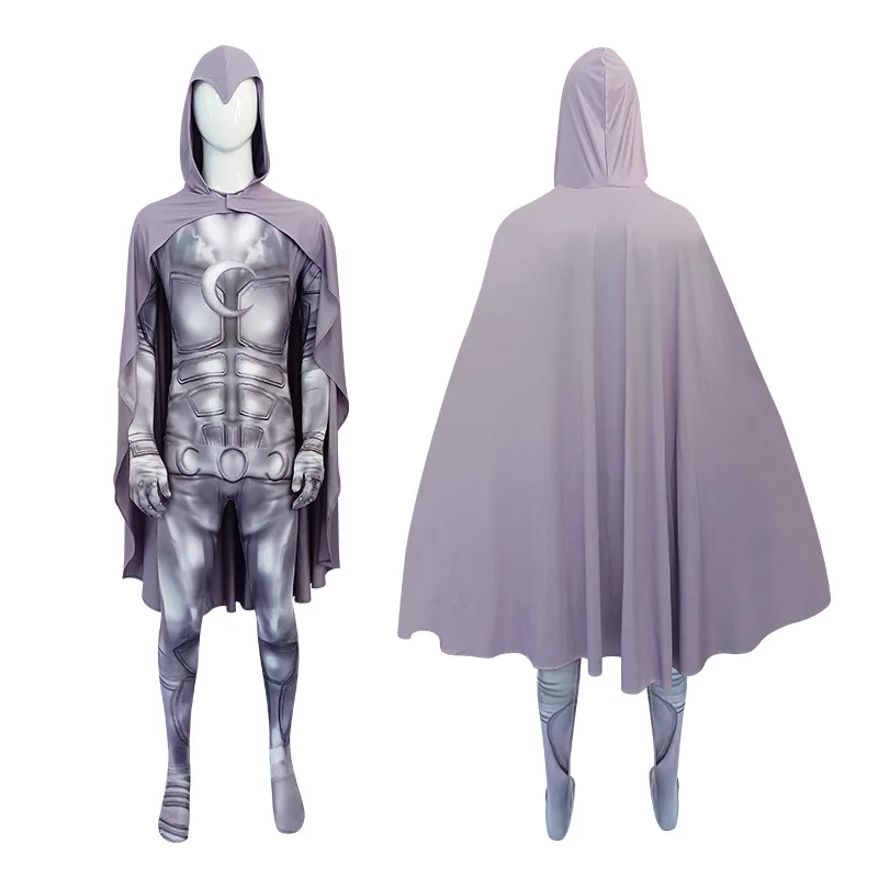 

Movie Moon Soldier Knight Cosplay Costumes Jumpsuits Halloween Aldult Child Marc Spector Superhero aldult Clothes