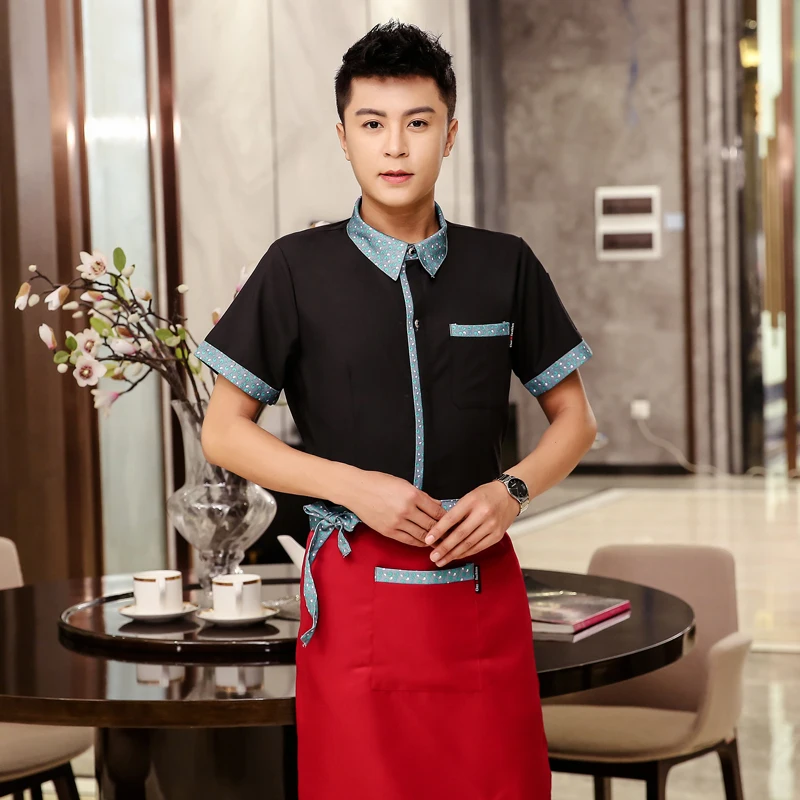 Рабочая одежда для мужчин и женщин официанта кухни западного ресторана отеля