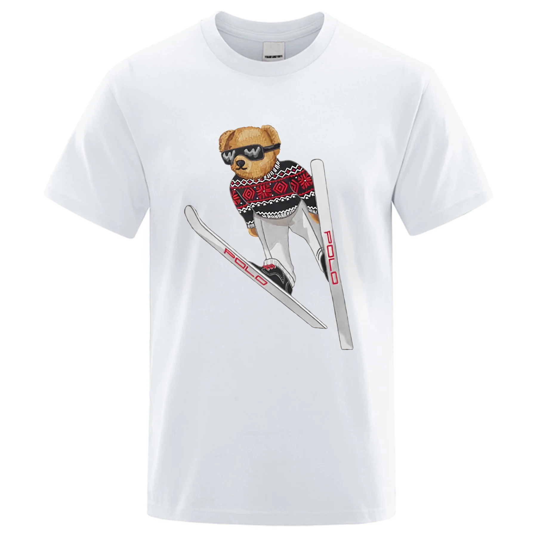 

Amazing Hot Selling Male Brand Luxury Bear T Shirt Oversized Essential T-shirt Men T-shirts Casual Graphic Short Sleeve S-3XL