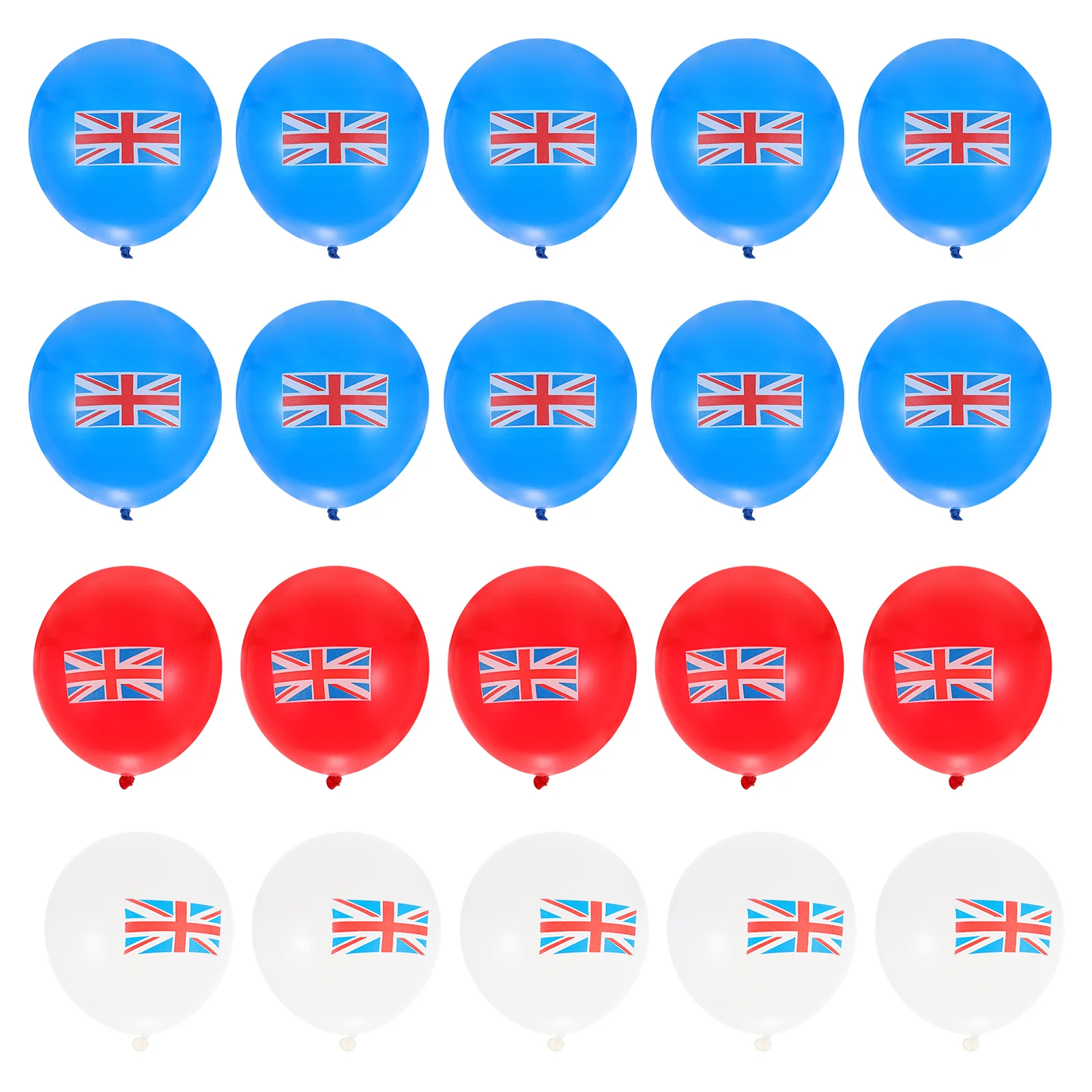 

24Pcs Party Balloons Party Balloons Union Jack Printed Balloons Celebration Balloons for Indoor Shop Parties