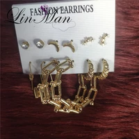 korean style fashion hoop clip on earrings womens student party birthday hypoallergenic earrings cuff ear gift
