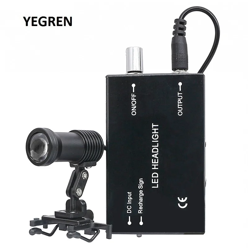 

Светодиодный логическая светодиодная лупа, прожектор с зажимом для очков, стоматологическая хирургия