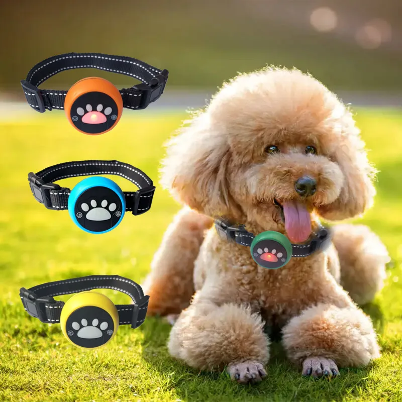 

Waterproof Dog Bark Collar Night Safety Bark Stop Rechargeable Anti Bark Control Collar LED Glowing Pet Dog Training Necklace