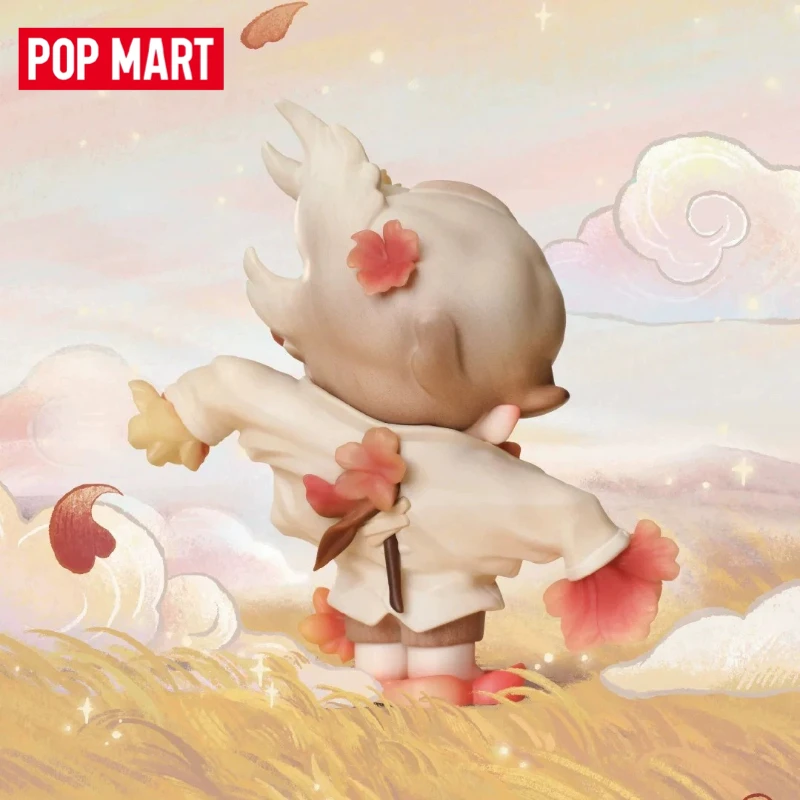 Фото НОВИНКА Оригинальная фигурка POPMART DIMOO Guardian of Love с эффектом мягкого прикосновения, модная игрушка, креативный кулон для расслабления и удачи, подарок №2