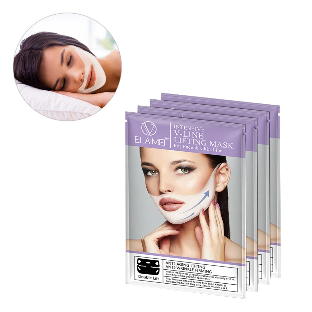 

4pcs Face Slimmer Patch Chin Firming Strap Neck Cheek Сollagen Chin