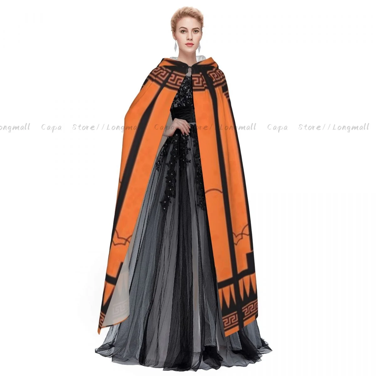 Пандора открывающая коробку плащ с капюшоном косплей костюм Хэллоуин для