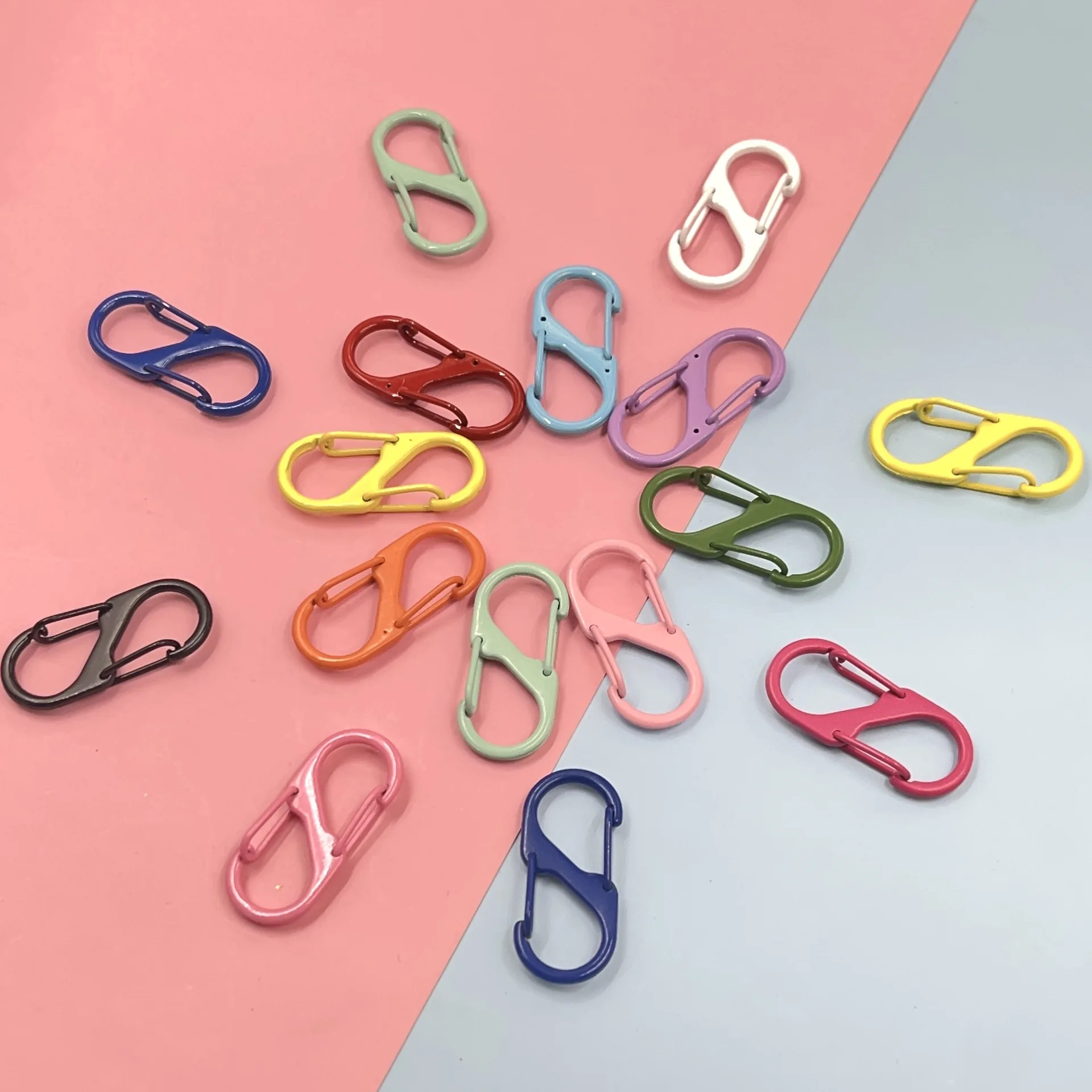 5/10/20 шт. S-образный карабин Противоугонный из цинкового сплава