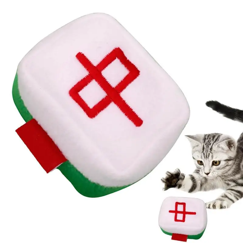 

Cat Teething Toys Interactive Mahjong Style Chew Toys For Kittens Cat Chew Toy Teething Interactive Catnip Filled Kitten Animal
