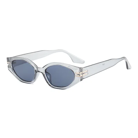 Очки солнцезащитные унисекс маленькие, винтажные брендовые дизайнерские очки с леопардовым принтом, в ретро стиле