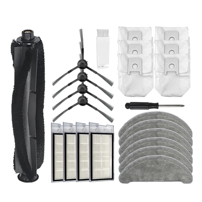 

For Roidmi EVE Plus Vacuum Cleaner Accessories Dust Collection Bag HEPA Filter Mop Main Brush Side Brush Spare Parts