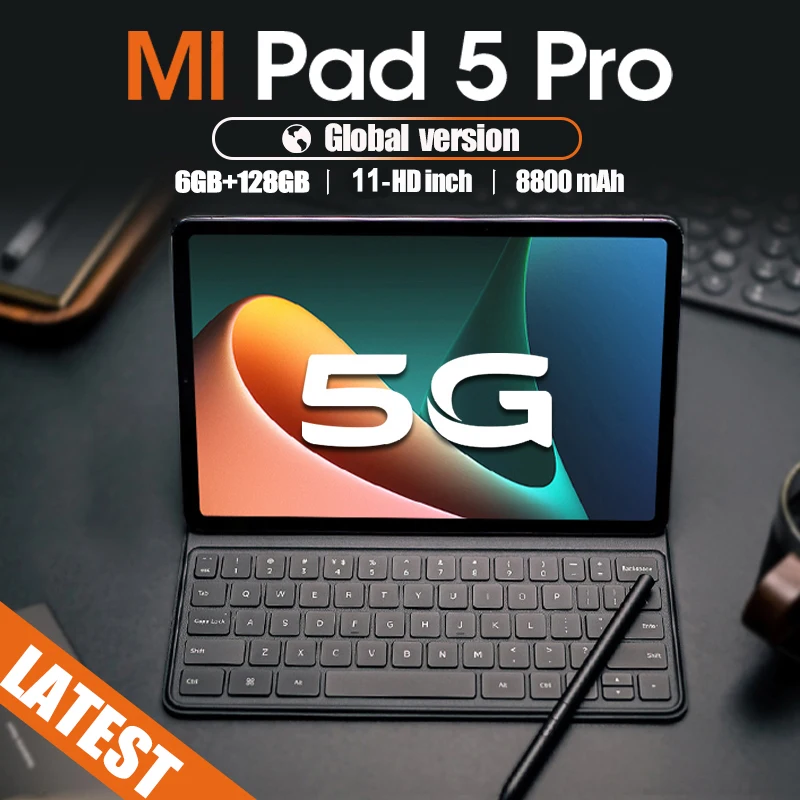 Новый 11-дюймовый планшет Pad5 X101 с процессором Snapdragon Android 10 Google Play PC - Цена: 15342.07