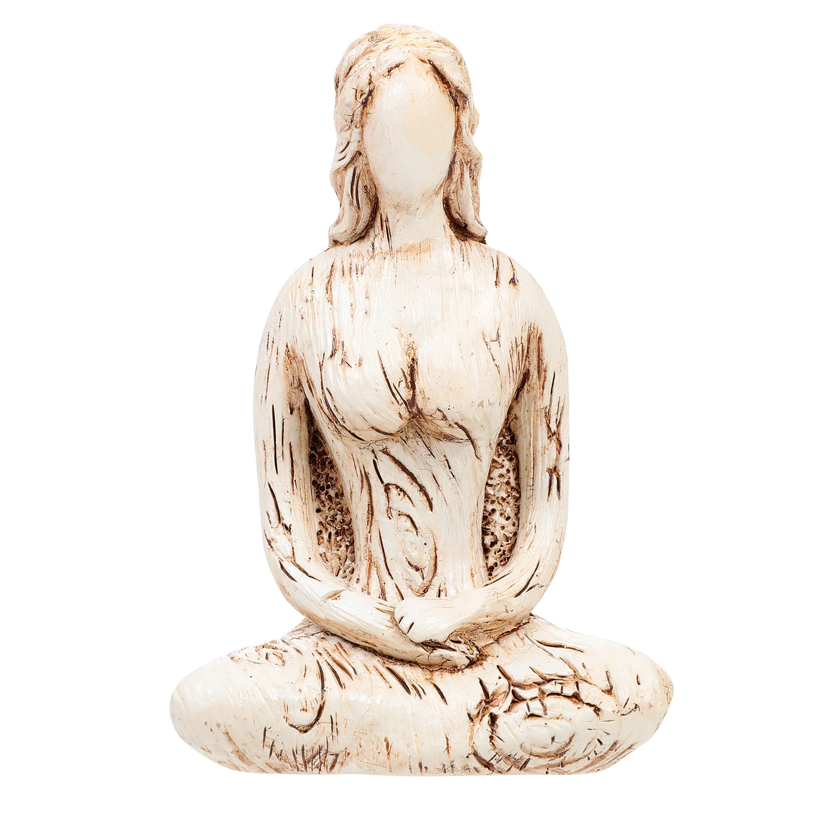 

Decorative Yoga Goddess Figurine Desktop Adornment Delicate Resin Ornament