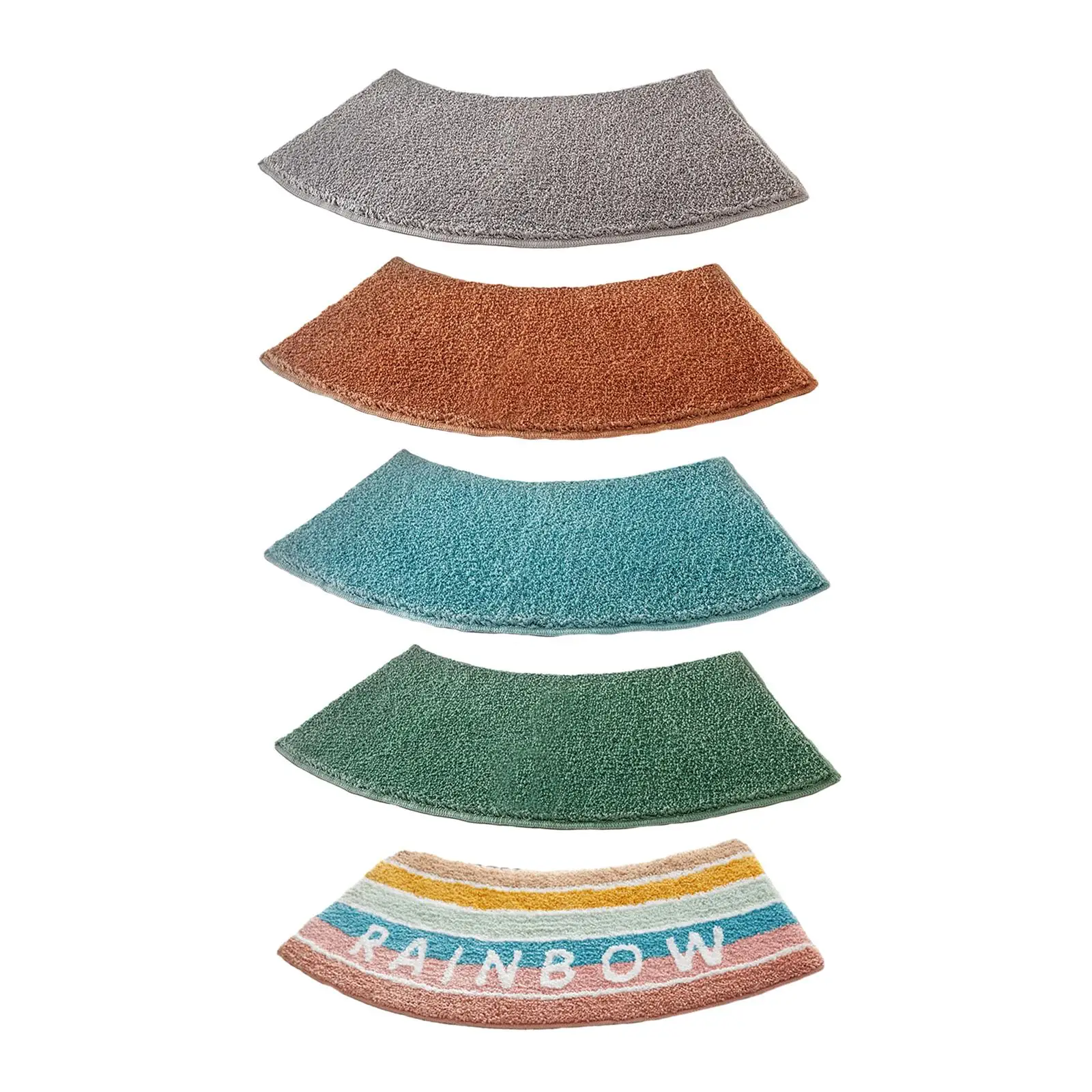 

Bathtub Mat Floor Mat Curved Shower Mat for Living Room Laundry Room Bathroom