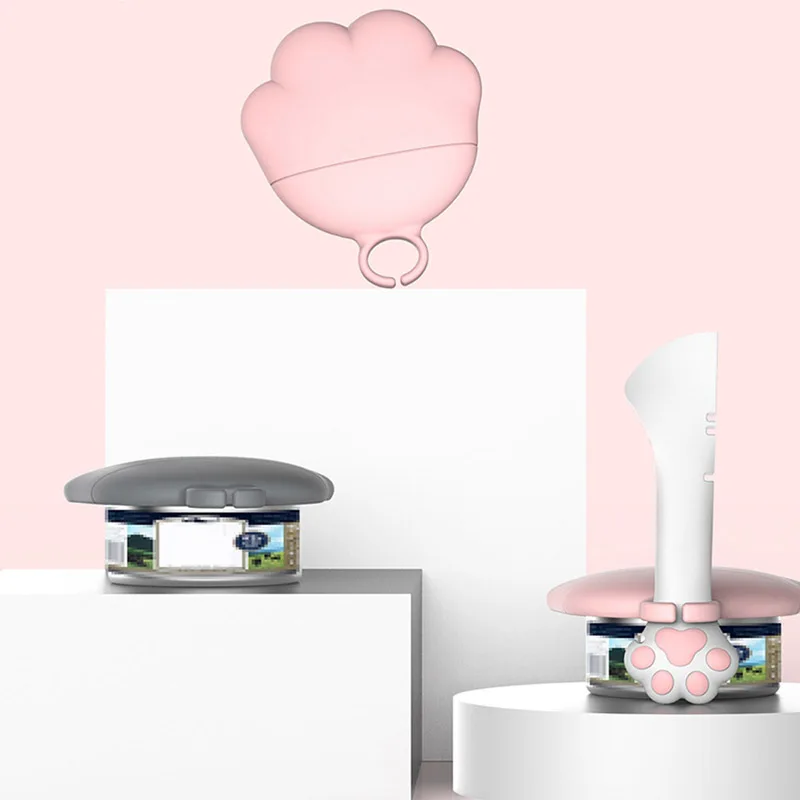 

Pet Canned Spoon Plastic Jar Opener Kitten Puppy Feeding Food Scoop Cat Dog