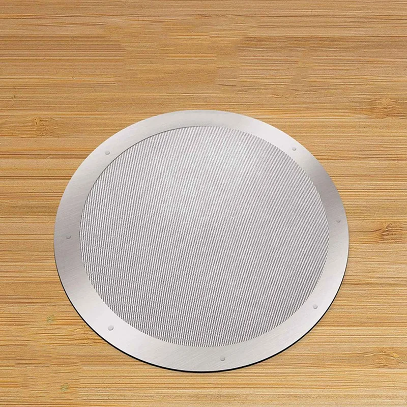 8 шт./упаковка многоразовые фильтры из нержавеющей стали для кофеварки