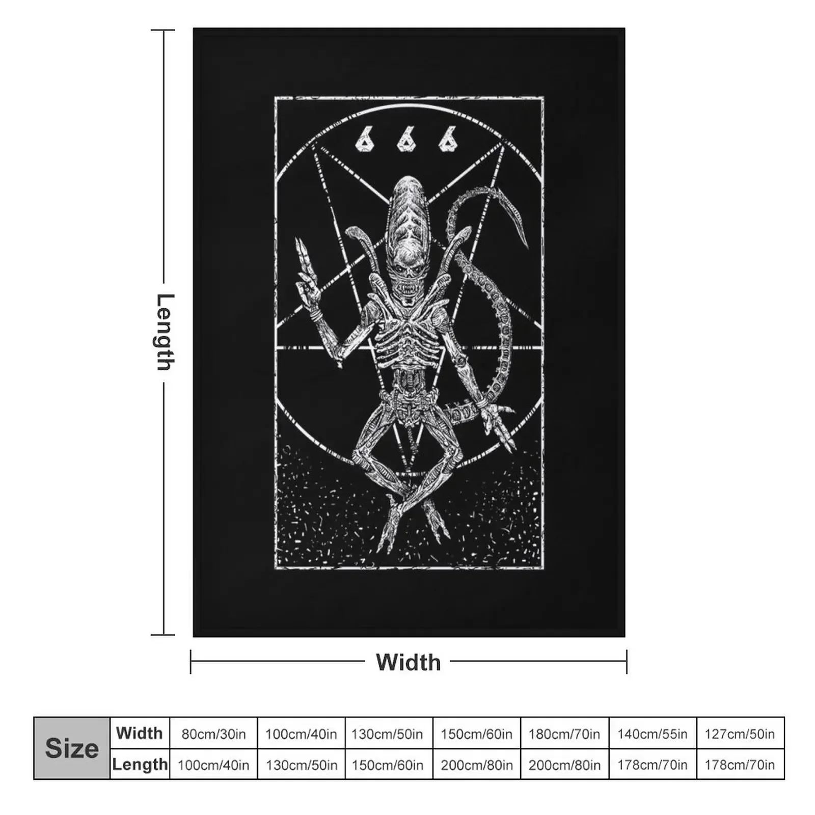 Одеяло Xenomorph God одеяла для волос дивана