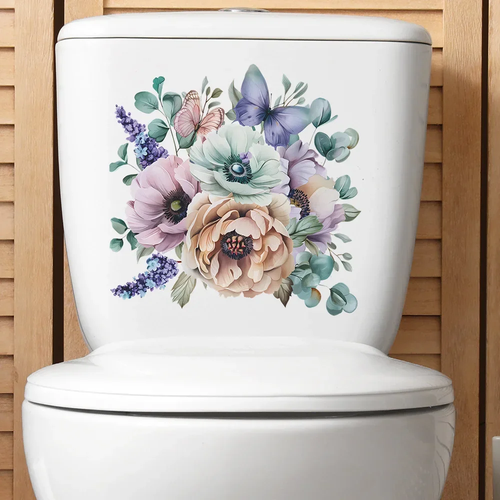 Красочные свежие цветочные наклейки на стену самоклеящиеся партии оптовая