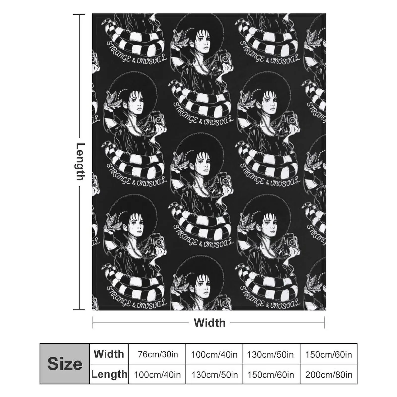 Лидия Децт странное и необычное готическое одеяло одеяла в стиле манга