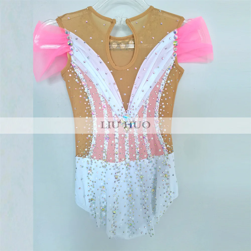 LIUHUO трико для ритмической гимнастики индивидуальный костюм взрослых женщин
