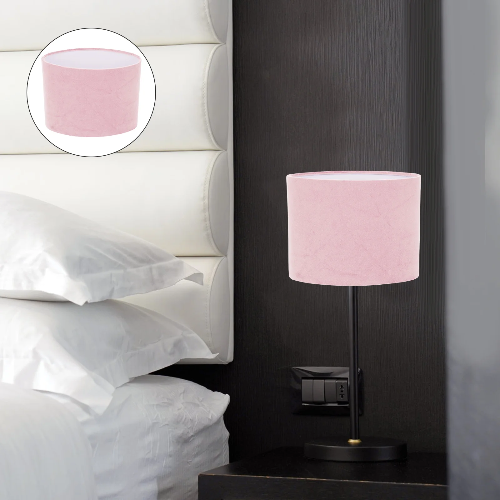 

Lamp Shade Lampshade Shades Cover Light Table Cloth Oval Chandelier Drum Replacement Floor Fabric Lamps Wall Decorative Linen