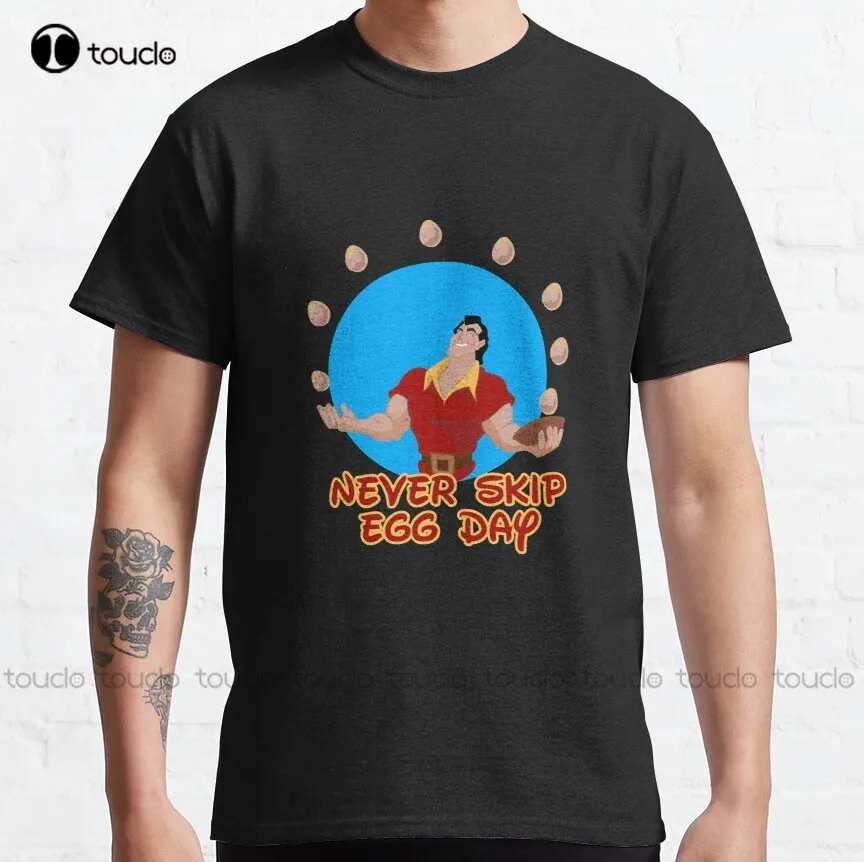 

Never Skip Egg Day Gaston Lagaffe Movie Cartoon Color Big Ben Classic T-Shirt Halloween Funny Shirts For Women Xs-5Xl Retro