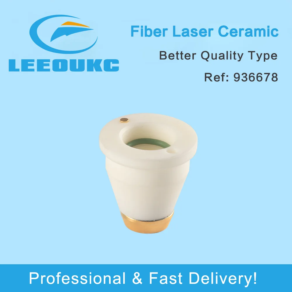 LEEOUKC  Better Quality Type Fiber Laser Ceramic Nozzle Holder 3D Ref 936678/0936678 For Fiber Laser Cutting Machines