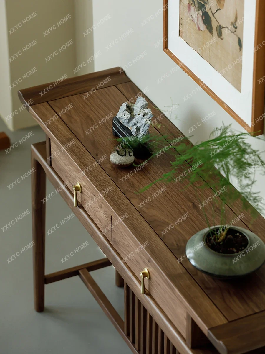 Северная Америка консоль из цельного дерева черного ореха новый алтарь в