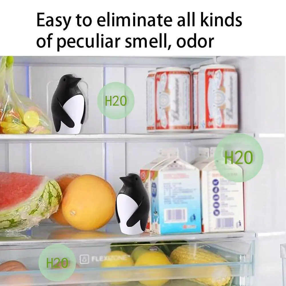 

Deodorization Refrigerator Style Purifier Freezer Box Penguin Soda Air Deodorant Remover Refrigerator Deodorizer Box