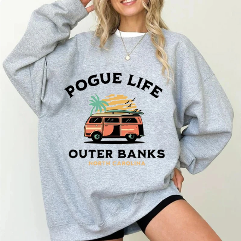 Большой пуловер Pogue Life Outer Banks North Carolina Obx подарки Traveler толстовка в стиле ТВ-шоу