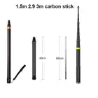 Сверхдлинная невидимая селфи-палка 3m из углеродного волокна для Insta360 ONE X2  ONE R  ONE X Gopro Go pro hero 9 10 8 6 5 3 sjcam YI