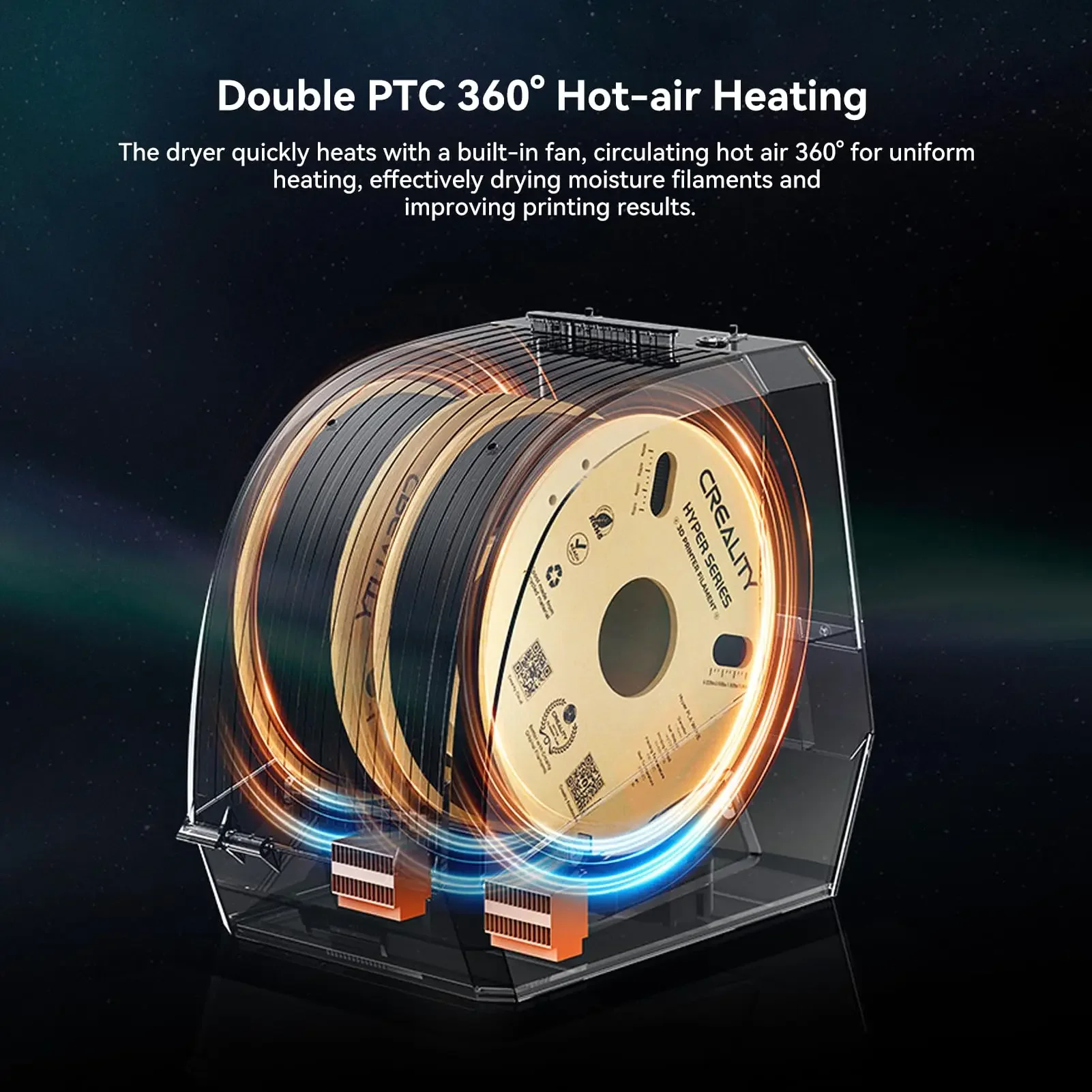 Сушилка для нити Creality Space Pi Plus сушильная коробка модернизированный сушильный