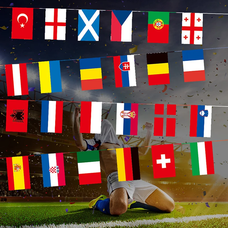 Флаг Чемпионата По Футболу Евро 2024 Национальная Сборная Европейского