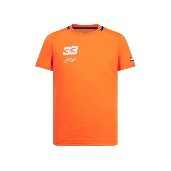 Bull Racing T-shirt 2022 Formula One Motorsport Team Jersey Short Sleeve Clothing Orange Summer enlarge