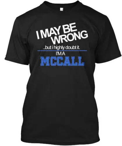 Дизайнерская футболка Mccall Сделано в США размер от S до 5XL