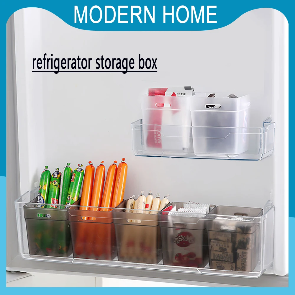 

1Pc Refrigerator Organizer Multifunctional Storage Box Side Door Vegetable Fruit Storage Organizer Fridge Freezer Organizers