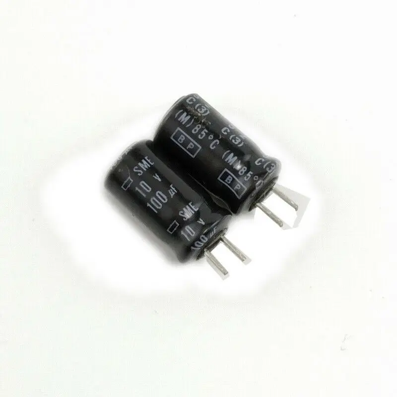 20pcs Nichicon SME VP-BP 100uf 10v 100mfd Poleless Capacitor 6.3*11mm 85℃ | Capacitors