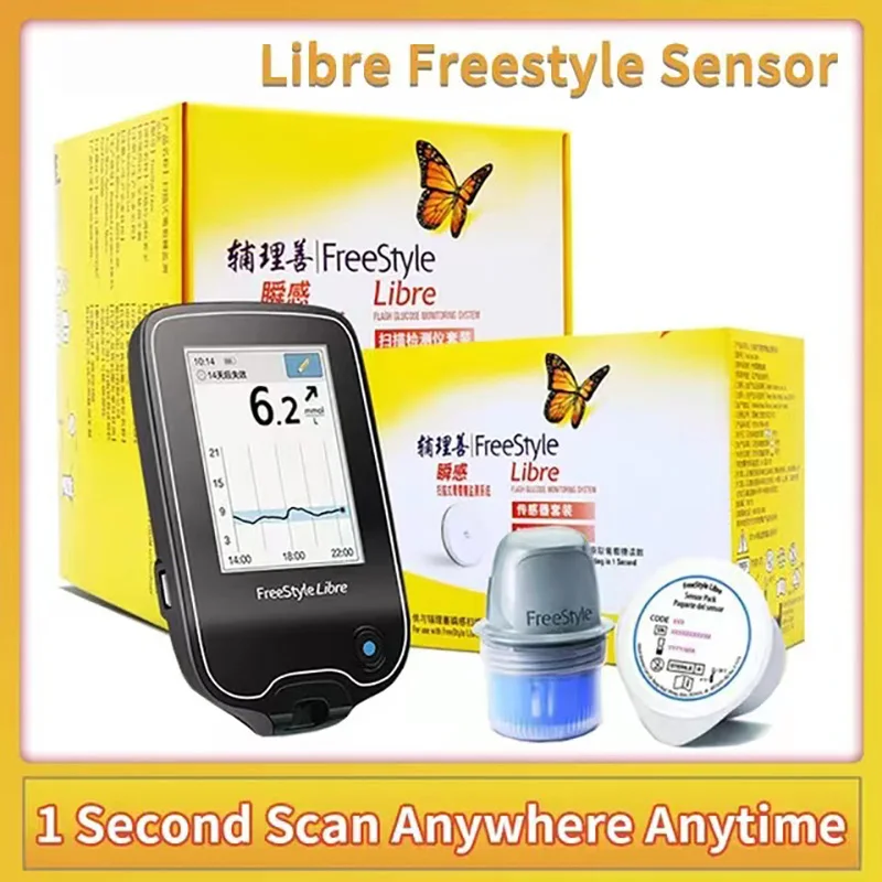 FreeStyle Libre Sensor Glucose Blood Sugar Sensor Kit Only For FreeStyle Reader kit Diabetes Glucometer